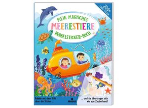 9783964552778 - Mein magisches Rubbelsticker-Buch Meerestiere - Amanda Lott Taschenbuch