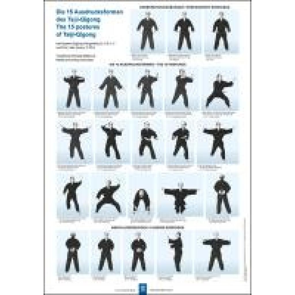 9783964747426 - Die 15 Ausdrucksformen des Taiji Qigong Poster