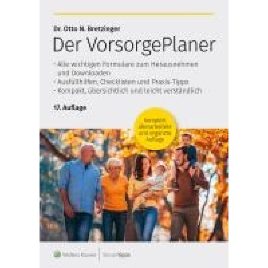 9783965333710 - Bretzinger Otto N Der VorsorgePlaner