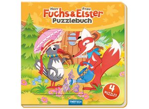 9783965521636 - Unser Sandmännchen Puzzlebuch   Herr Fuchs und Frau Elster Gebunden