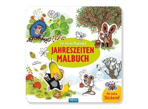 9783965523302 - Der kleine Maulwurf Jahreszeitenmalbuch Sticker und Malbuch Kartoniert (TB)