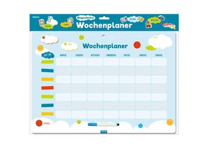 9783965523401 - Magnetischer Wochenplaner Magnettafel mit Stift und Magneten