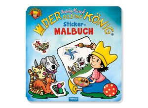 9783965526709 - Der kleine König Malbuch Stickermalbuch Kartoniert (TB)