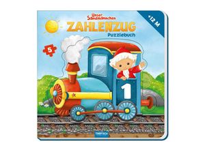 9783965528819 - Unser Sandmännchen Puzzlebuch Zahlenzug Puzzlebuch Pappband