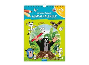 9783965529380 - Ausmalkalender immerwährend Der kleine Maulwurf