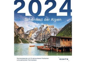 9783965913059 - Schönheit der Alpen - KUNTH Postkartenkalender 2024