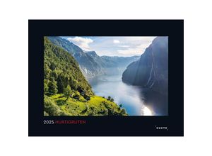 9783965913400 - Bildkalender 978-3-96591-340-0 Hurtigruten 60x45cm mit Spiralbindung oben 2025 9783965913400 KUNTH