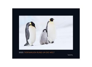 9783965913639 - Bildkalender 978-3-96591-363-9 Tierfamilien rund um die Welt 1 Monat   1 Seite 60x45cm 2025 9783965913639 KUNTH