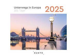 9783965913851 - Unterwegs in Europa - KUNTH 365-Tage-Abreißkalender 2025