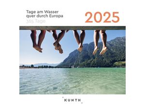 9783965913868 - Tage am Wasser quer durch Europa - KUNTH 365-Tage-Abreißkalender 2025