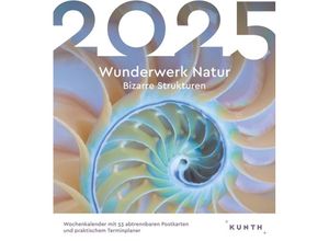 9783965913936 - Wunderwerk Natur - Bizarre Strukturen - KUNTH Postkartenkalender 2025