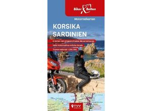 9783965990319 - Motorradkarten Set Korsika Sardinien Karte (im Sinne von Landkarte)