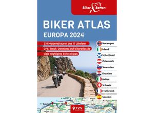 9783965990432 - Biker Atlas EUROPA 2024 Kartoniert (TB)