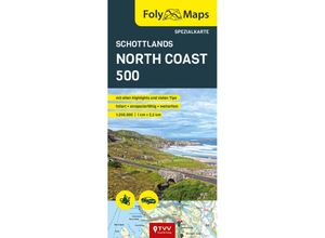 9783965990494 - FolyMaps Karte Schottlands North Coast 500 Karte (im Sinne von Landkarte)