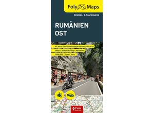 9783965990524 - FolyMap Rumänien Ost Karte (im Sinne von Landkarte)