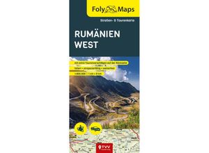 9783965990531 - FolyMap Rumänien West Karte (im Sinne von Landkarte)