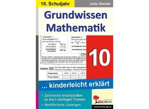 9783966242370 - Grundwissen Mathematik   Klasse 10 - Jutta Stecker Kartoniert (TB)