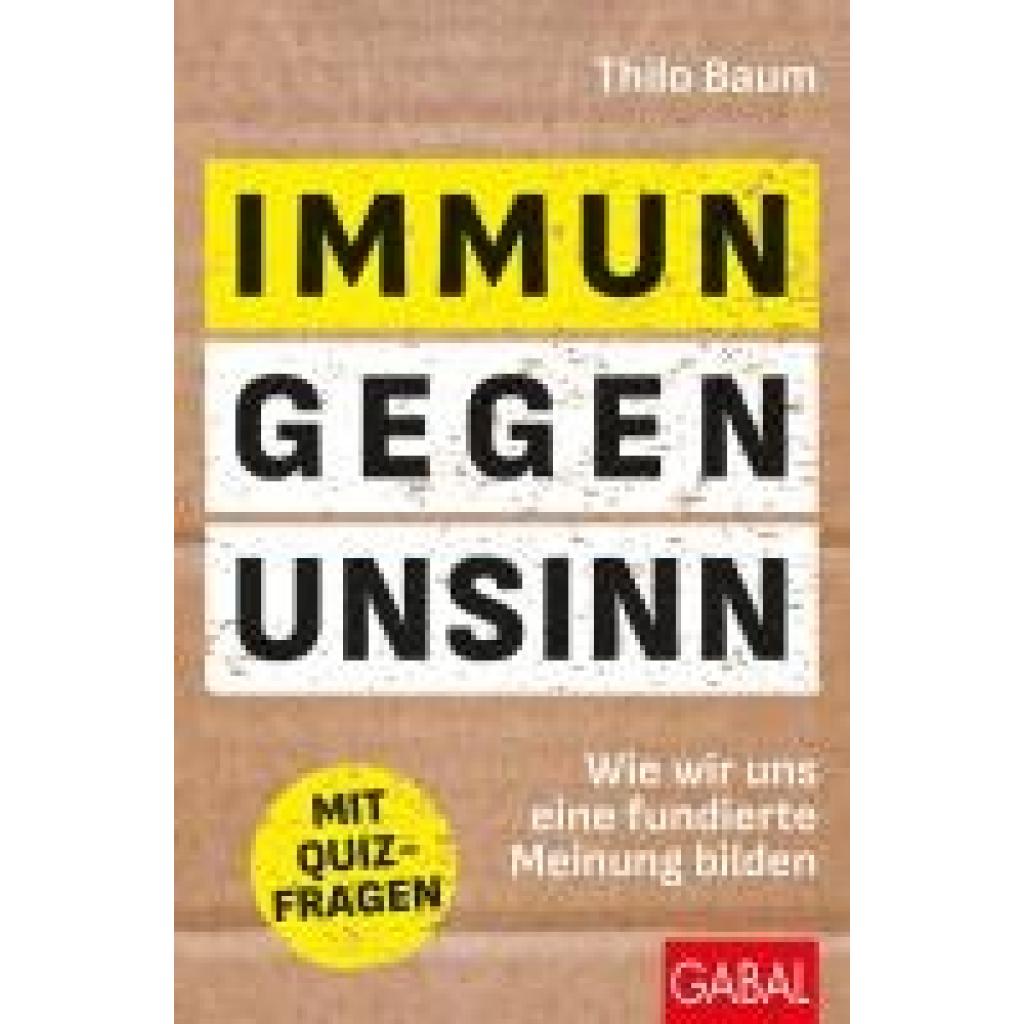 9783967391985 - Baum Thilo Immun gegen Unsinn