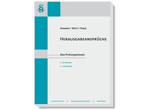 9783968382456 - Herausgabeansprüche - Karl-Edmund Hemmer Achim Wüst Dirk Verse Michael Tyroller Kartoniert (TB)