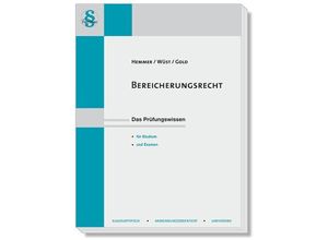 9783968382531 - Bereicherungsrecht - Karl-Edmund Hemmer Achim Wüst Ingo Gold Clemens dAlquen Kartoniert (TB)