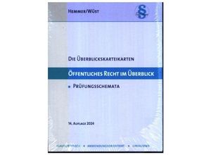 9783968382555 - Überblickskarteikarten Offentliches Recht - Karl-Edmund Hemmer Achim Wüst Kartoniert (TB)