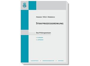 9783968382647 - Strafprozessordnung - Karl-Edmund Hemmer Achim Wüst Bernd Berberich Kartoniert (TB)