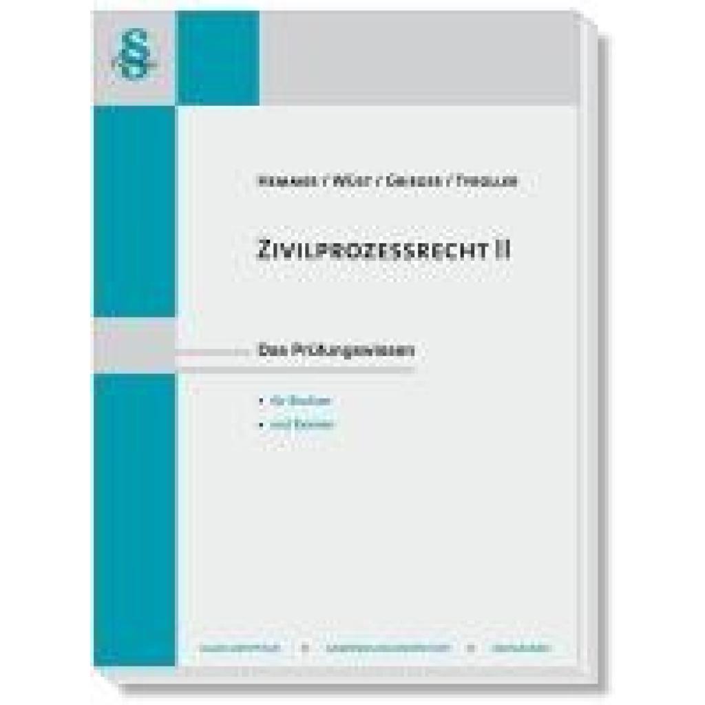 9783968383620 - Grieger Michael Zivilprozessrecht II