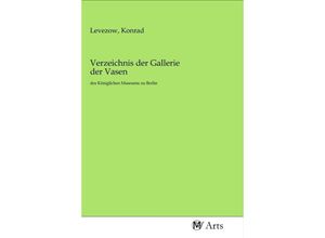 9783968710631 - Verzeichnis der Gallerie der Vasen Kartoniert (TB)