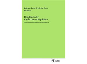 9783968712437 - Handbuch der römischen Antiquitäten Kartoniert (TB)