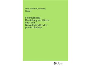 9783968714318 - Beschreibende Darstellung der älteren Bau- und Kunstdenkmäler der provinz Sachsen Kartoniert (TB)