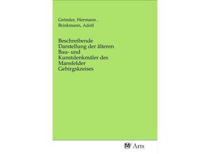 9783968714363 - Beschreibende Darstellung der älteren Bau- und Kunstdenkmäler des Mansfelder Gebirgskreises Kartoniert (TB)