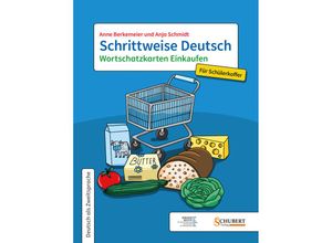 9783969150450 - Schrittweise Deutsch   Wortschatzkarten Einkaufen für Schülerkoffer - Anne Berkemeier Anja Schmidt Gebunden