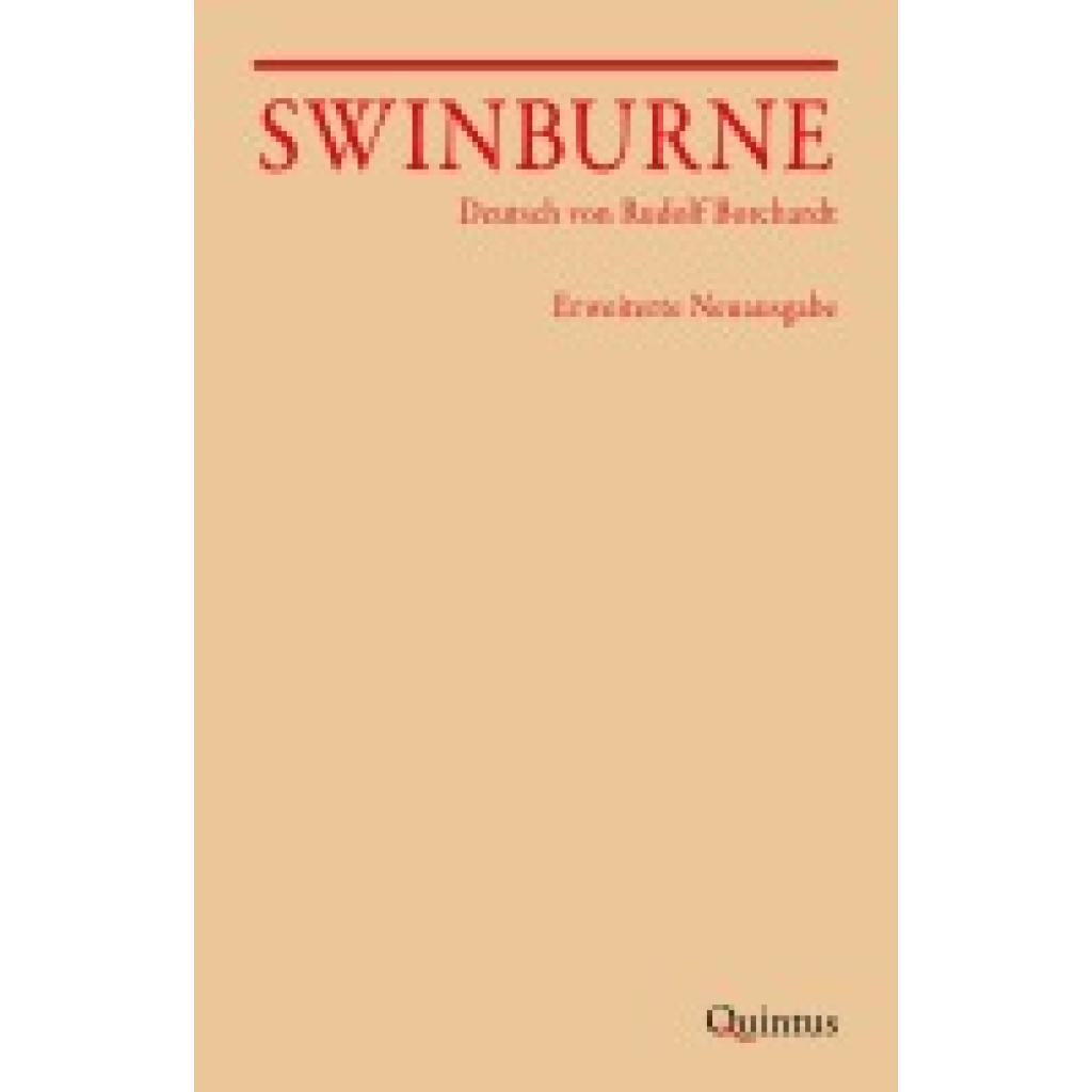 9783969820384 - Borchardt Rudolf Swinburne