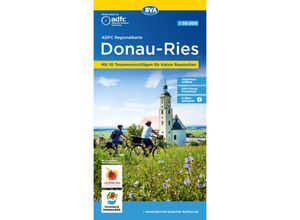 9783969901137 - ADFC-Regionalkarte 150000   ADFC-Regionalkarte Ferienland Donau-Ries   Geopark Ries 150000 reiß- und wetterfest GPS-Tracks Download Karte (im Sinne von Landkarte)