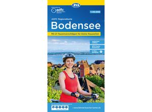 9783969901694 - ADFC-Regionalkarte 150000   ADFC-Regionalkarte Bodensee 150000 reiß- und wetterfest mit kostenlosem GPS-Download der Touren via BVA-website oder Karten-App Karte (im Sinne von Landkarte)