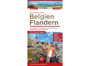 9783969901892 - ADFC-Radtourenkarte BEL 1 Belgien Flandern 1150000 reiß- und wetterfest E-Bike geeignet GPS-Tracks Download Karte (im Sinne von Landkarte)