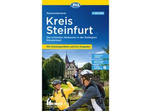 9783969901984 - BVA Radwanderkarte Kreis Steinfurt 150000 mit Knotenpunkten und km-Angaben reiß- und wetterfest GPS-Tracks Download E-Bike geeignet Karte (im Sinne von Landkarte)