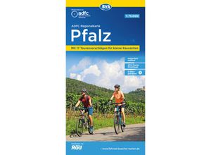 9783969902189 - ADFC-Regionalkarte Pfalz 175000 mit Tagestourenvorschlägen reiß- und wetterfest E-Bike-geeignet GPS-Tracks Download Karte (im Sinne von Landkarte)