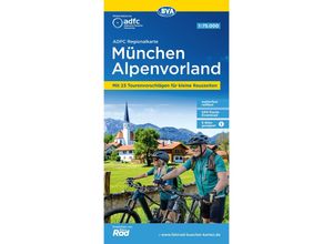 9783969902318 - ADFC-Regionalkarte München Alpenvorland 175000 mit Tagestourenvorschlägen reiß- und wetterfest E-Bike-geeignet GPS-Tracks Download Karte (im Sinne von Landkarte)