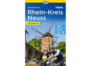 9783969902356 - Radwanderkarte BVA Rhein-Kreis Neuss 150000 reiß- und wetterfest GPS-Tracks Download mit Knotennetz Karte (im Sinne von Landkarte)