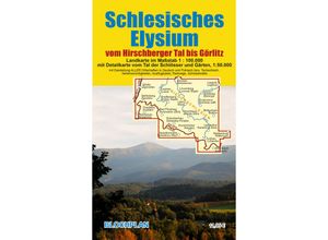 9783982525235 - Landkarte Schlesisches Elysium - Dirk Bloch Karte (im Sinne von Landkarte)