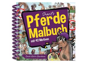 9783982587912 - Sharifs Pferde-Malbuch - Sarah-Katrin Bourdeaux Taschenbuch