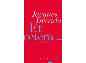 9783985141012 - Et cetera - Jacques Derrida Taschenbuch