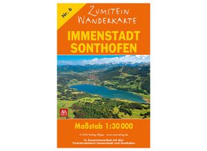 9783985160341 - Zumstein Wanderkarte Immenstadt Sonthofen - AVA-Verlag Allgäu GmbH Karte (im Sinne von Landkarte)