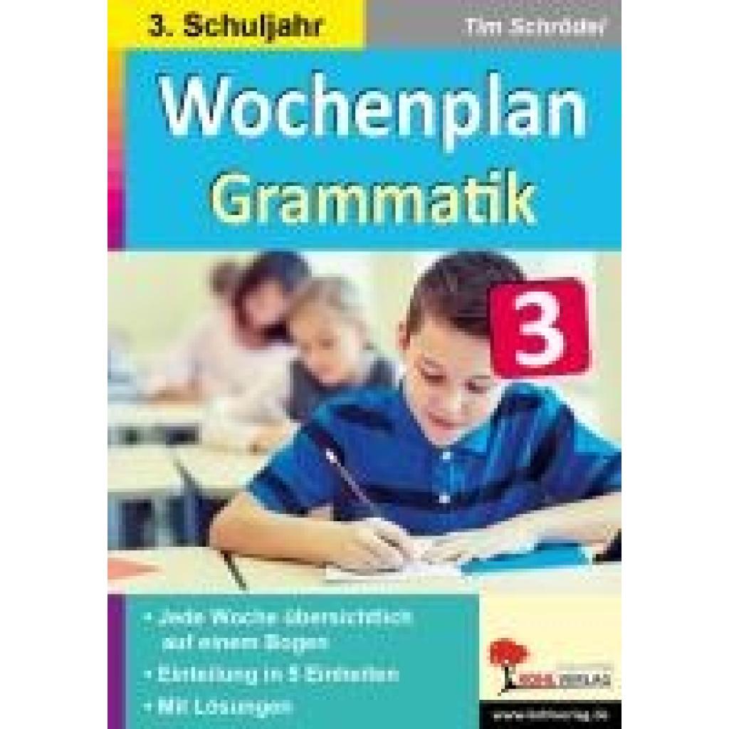 9783985580408 - Schrödel Tim Wochenplan Grammatik   Klasse 3