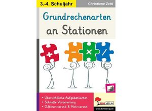 9783985580576 - Grundrechenarten an Stationen   Klasse 3-4 - Christiane Zettl Kartoniert (TB)