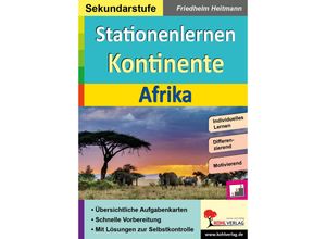 9783985581696 - Stationenlernen   Stationenlernen Kontinente   Afrika - Friedhelm Heitmann Kartoniert (TB)