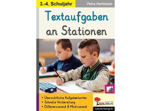 9783985582747 - Textaufgaben an Stationen   Klasse 3-4 - Petra Hartmann Kartoniert (TB)