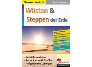 9783985583362 - Wüsten & Steppen der Erde - Rudi Lütgeharm Kartoniert (TB)