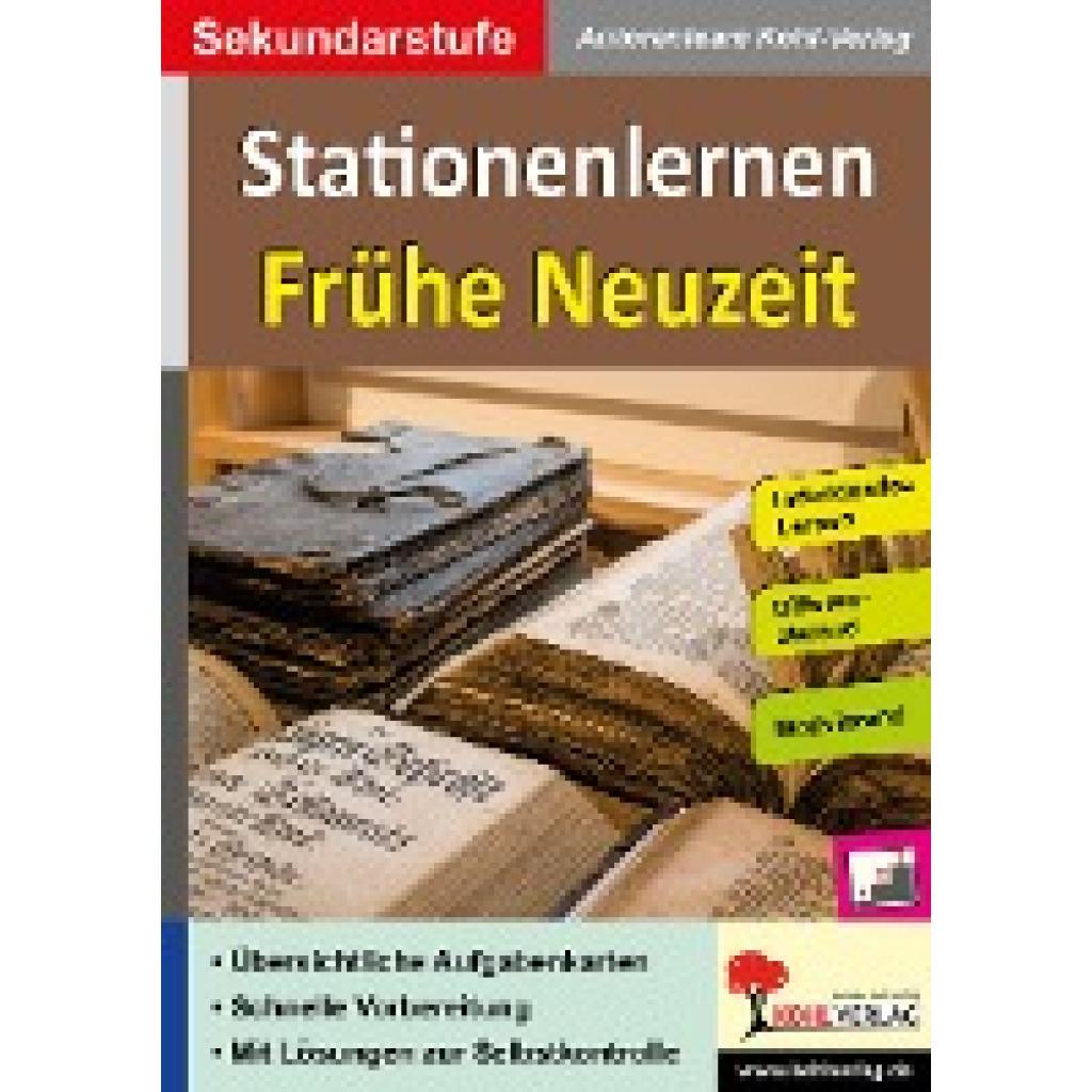 9783985583409 - Kohl-Verlag Autorenteam Stationenlernen Frühe Neuzeit